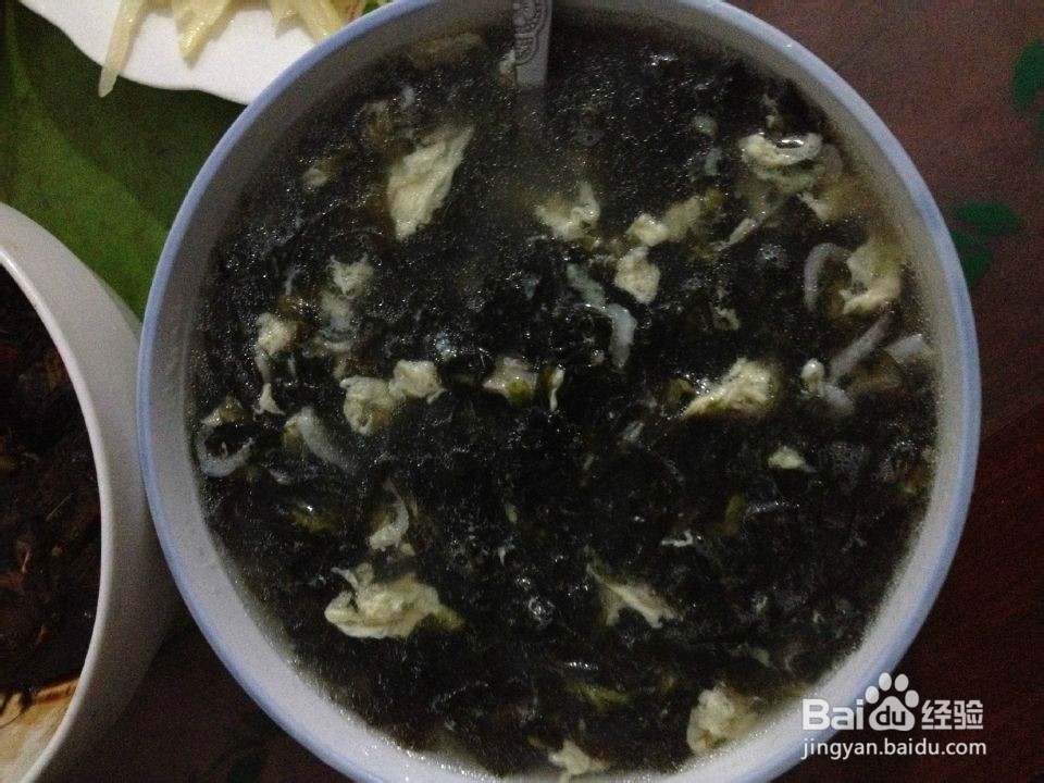 怎样做紫菜蛋汤