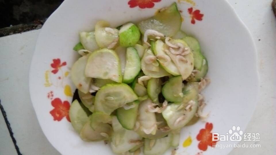 补钙的健康素菜—虾皮炒黄瓜