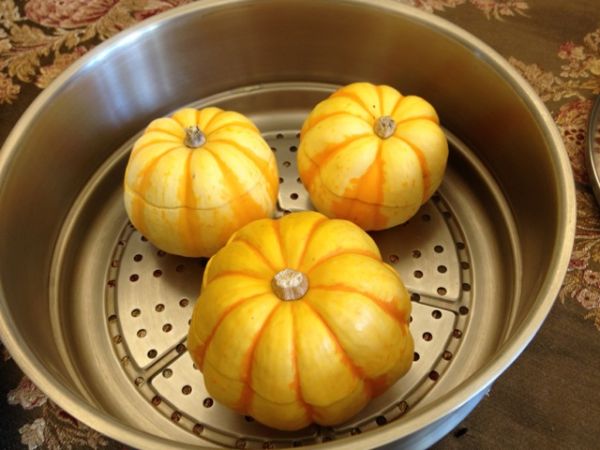 小南瓜蒸血懦米