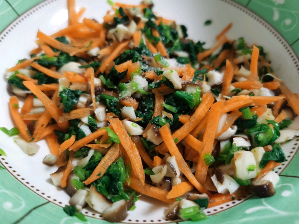 减脂玉米面菜团子