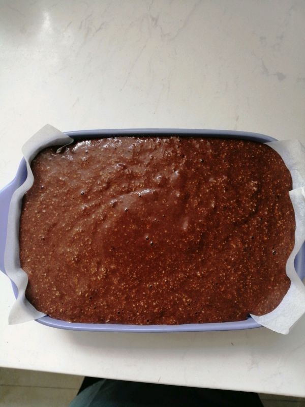 香蕉燕麦布朗尼