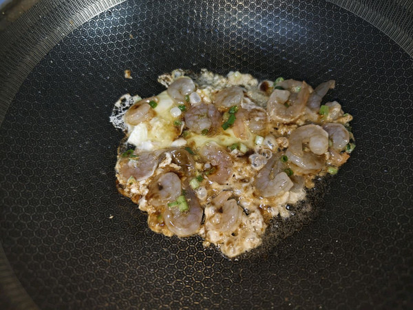 翡翠虾仁火鸡面