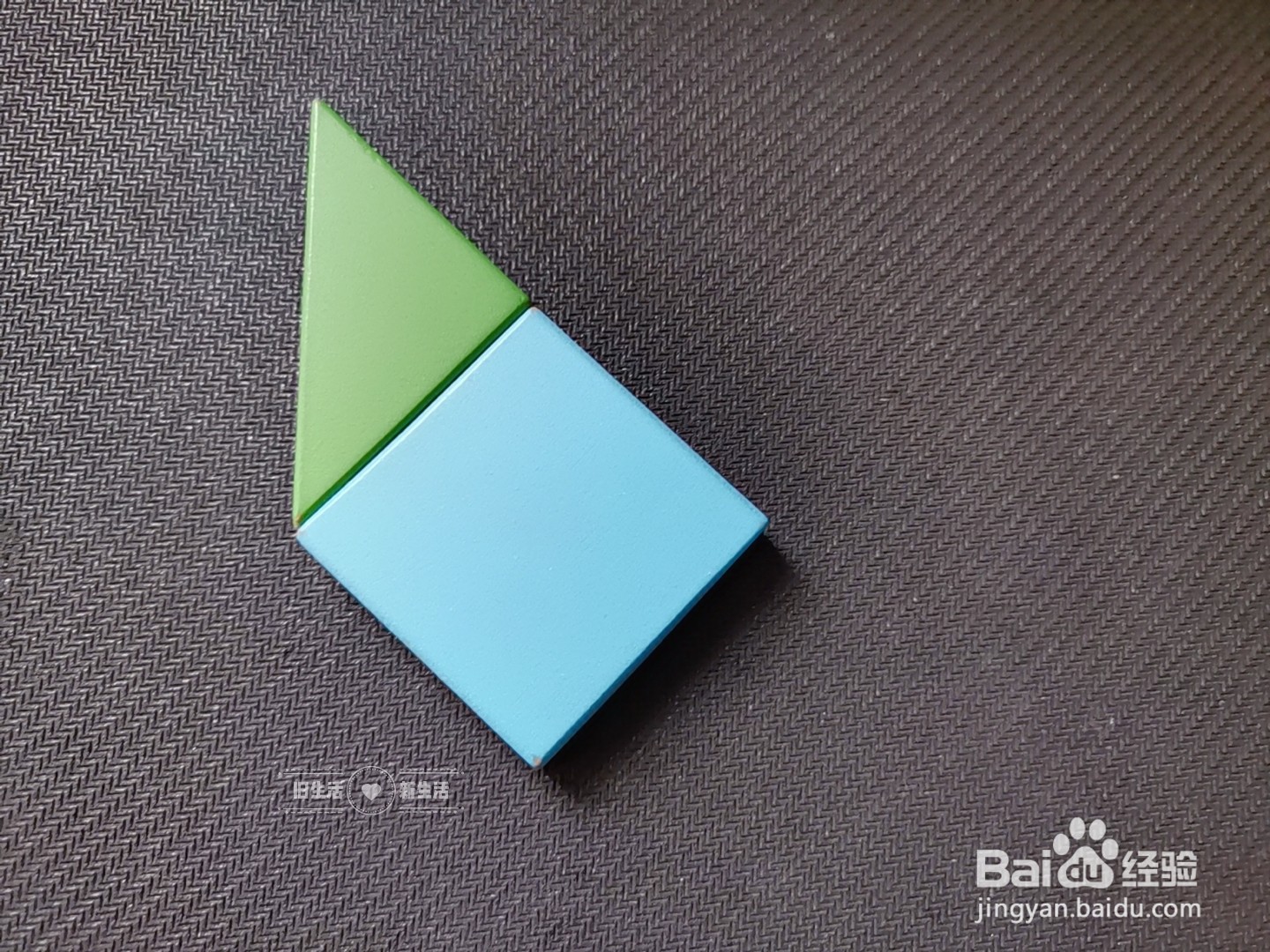 儿童益智七巧板 如何用七巧板拼一只猫(16)