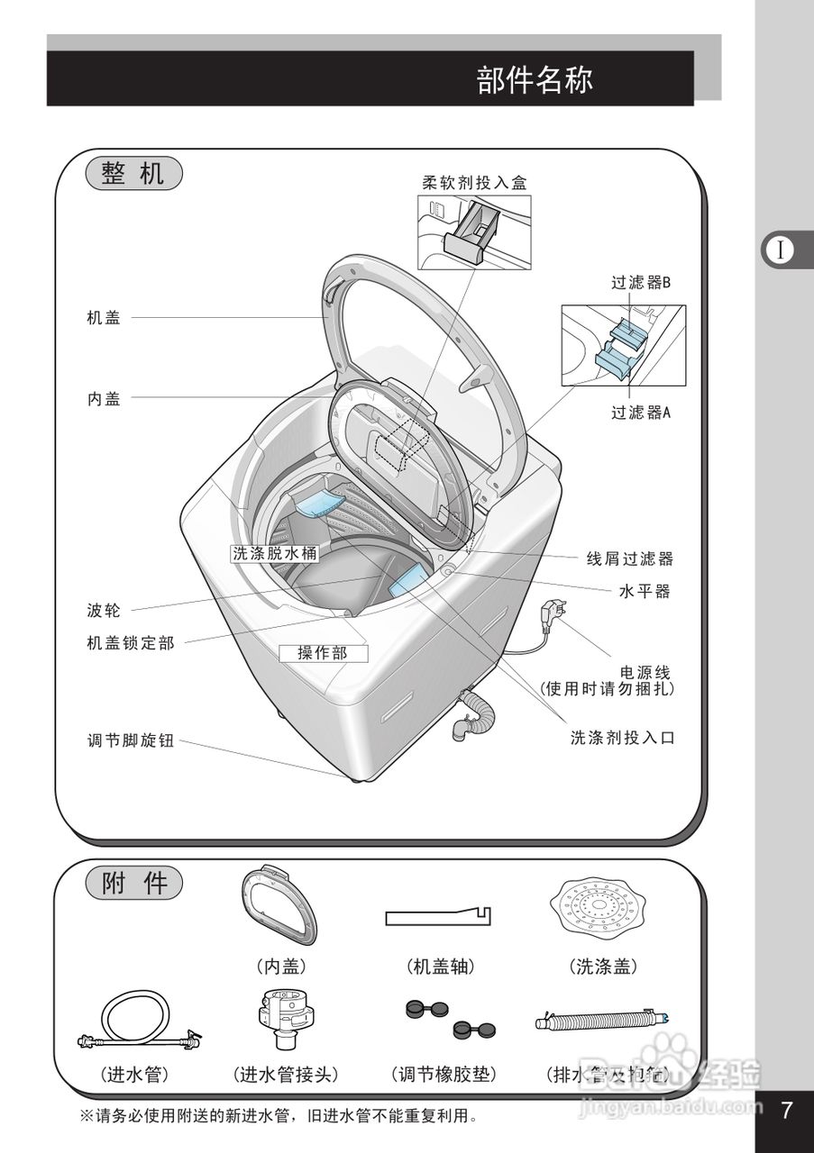 松下XQB80-GD8136洗衣机说明书:[1]