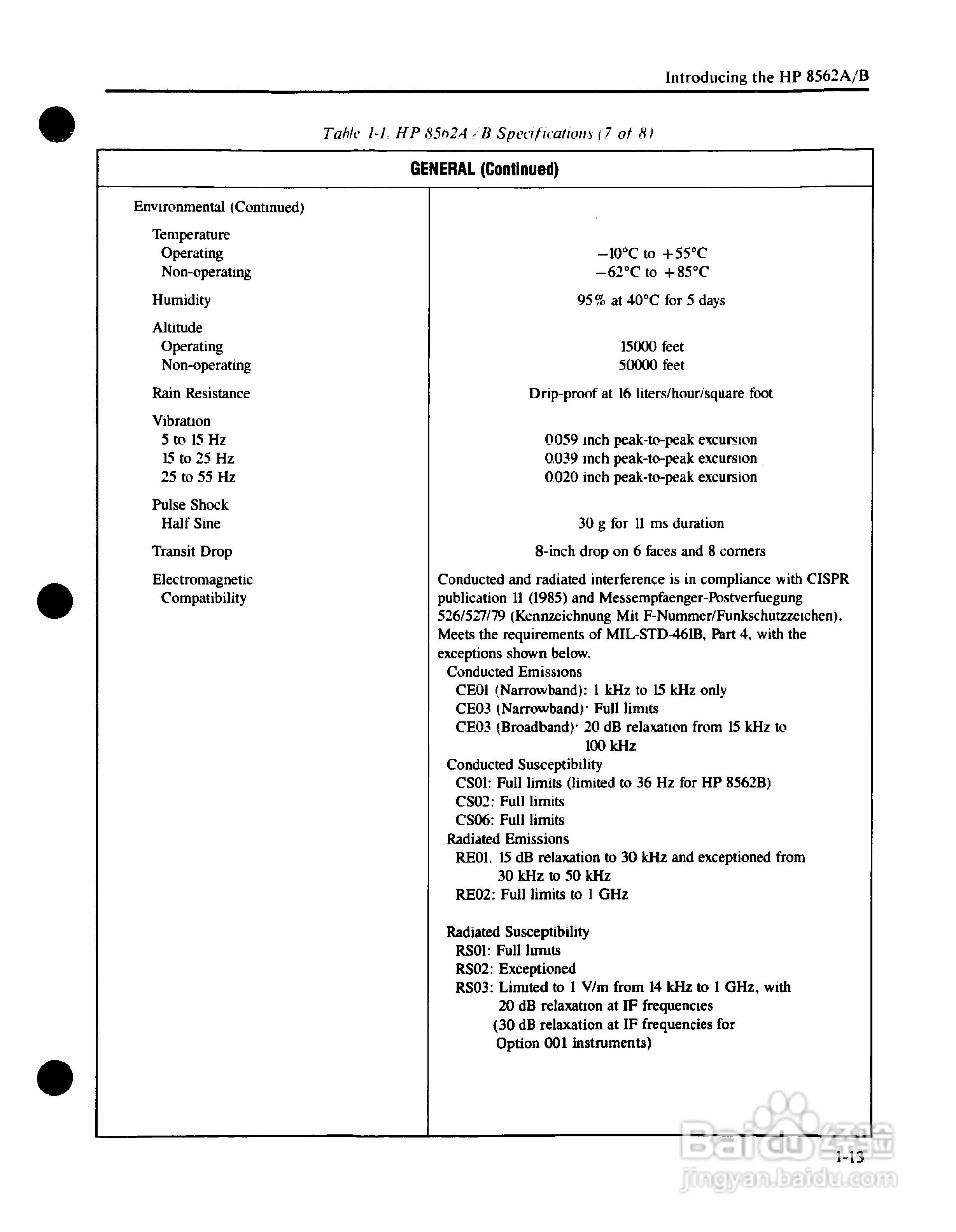 HP8562A/B分析仪使用说明书:[3]