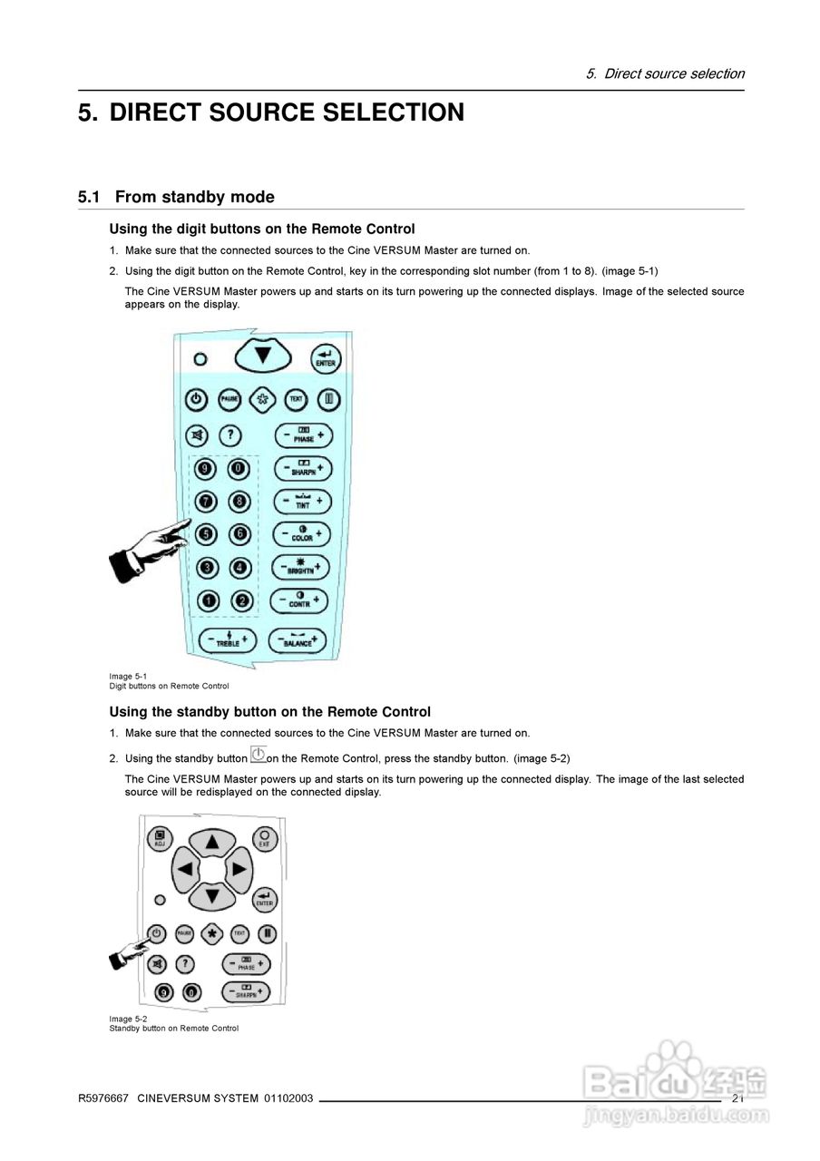 Barco巴可 Cine VERSUM 120投影机说明书:[3]