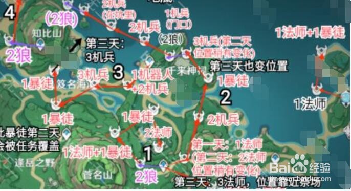 《原神》2.2鹤观岛锄地路线完成攻略