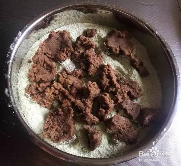 薄荷豆沙松糕的做法