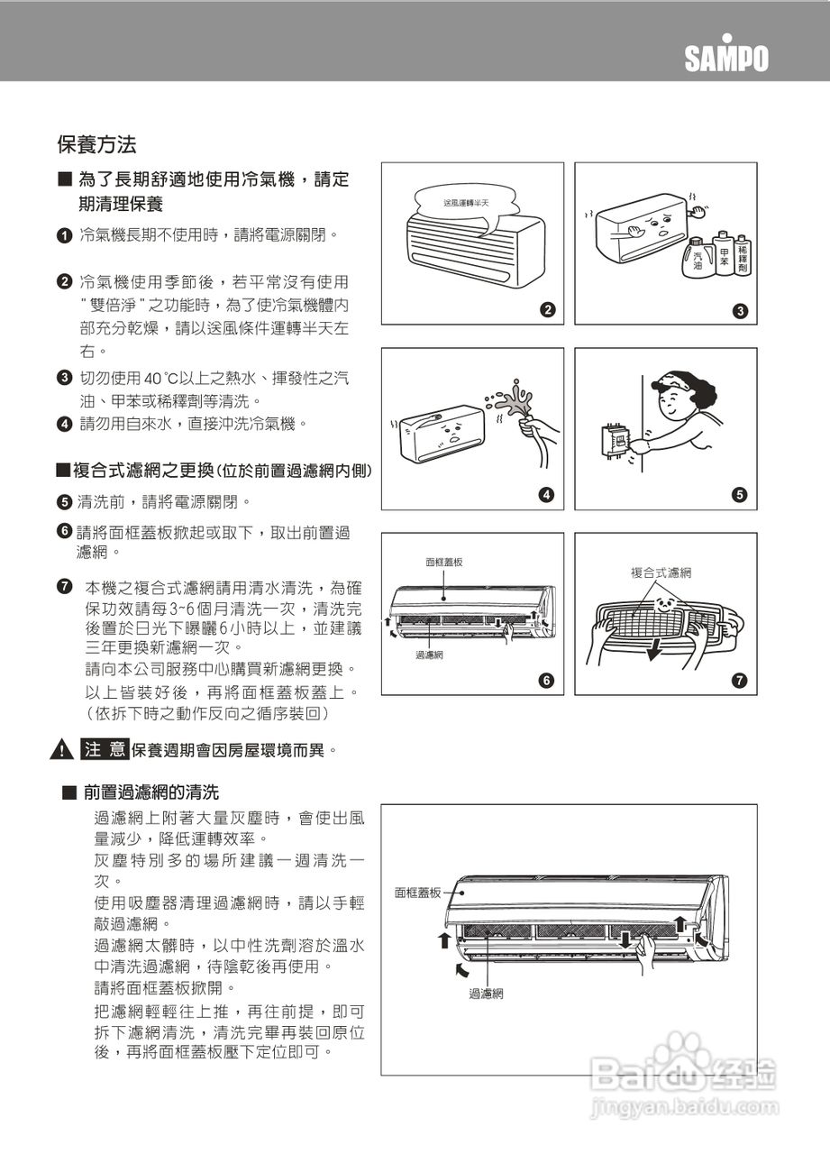 声宝AM-PY71L、AU-PY71型冷气机说明书:[2]