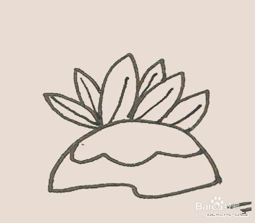 简笔画狗尾巴草