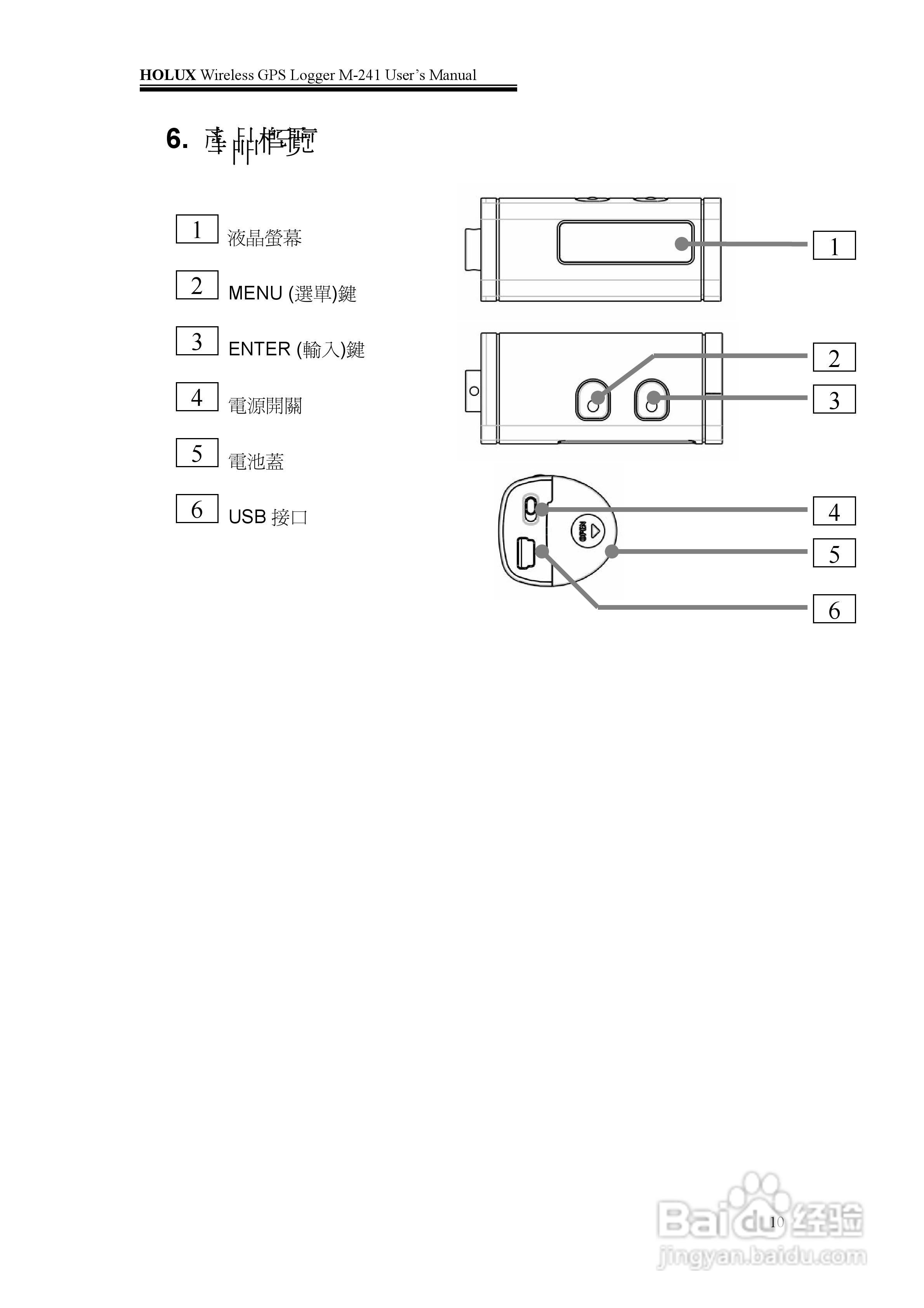 長天Holux M-241 无线GPS记录器使用手册:[1]