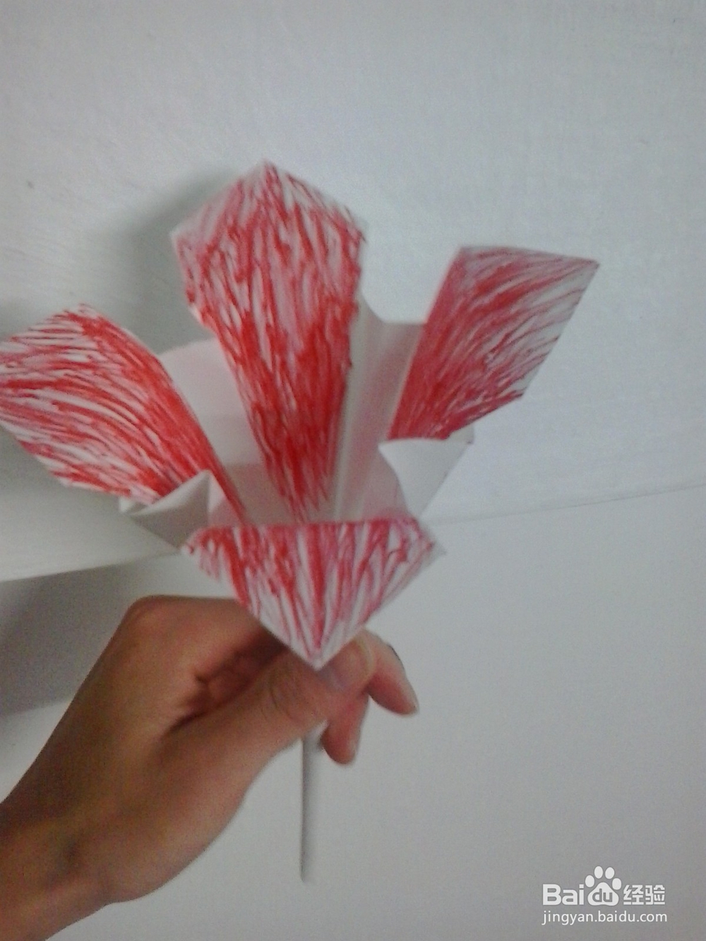 怎样折四叶的牵牛花