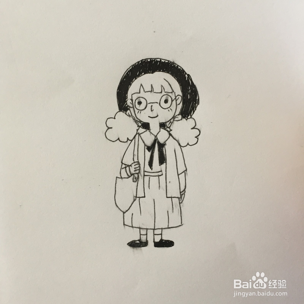 简单几步画出日系少女的方法