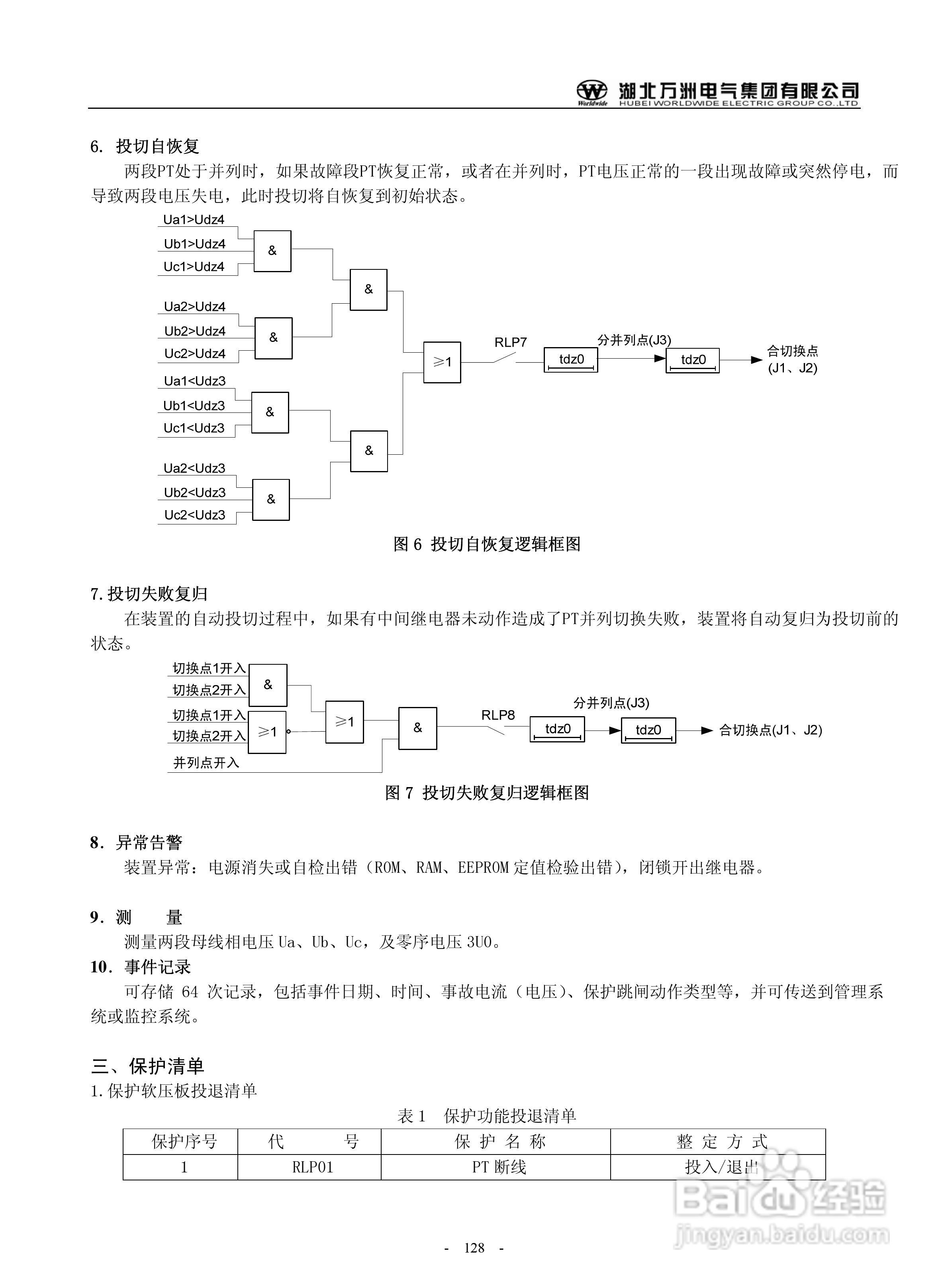 万洲WZB-2671A-5000微机母线绝缘监察装置使用说明书:[13]