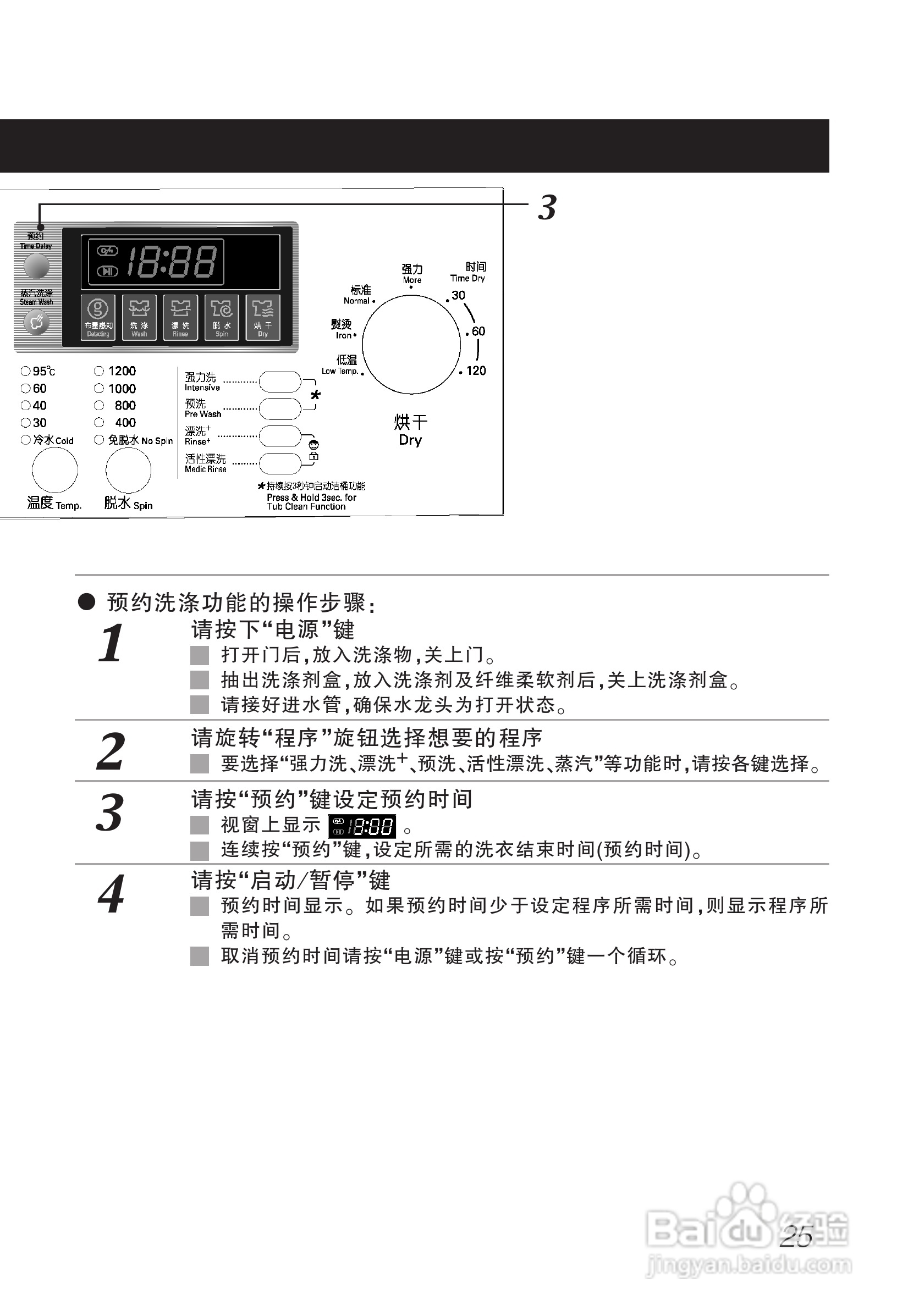LG WD-A1221ED洗衣机使用说明书:[3]