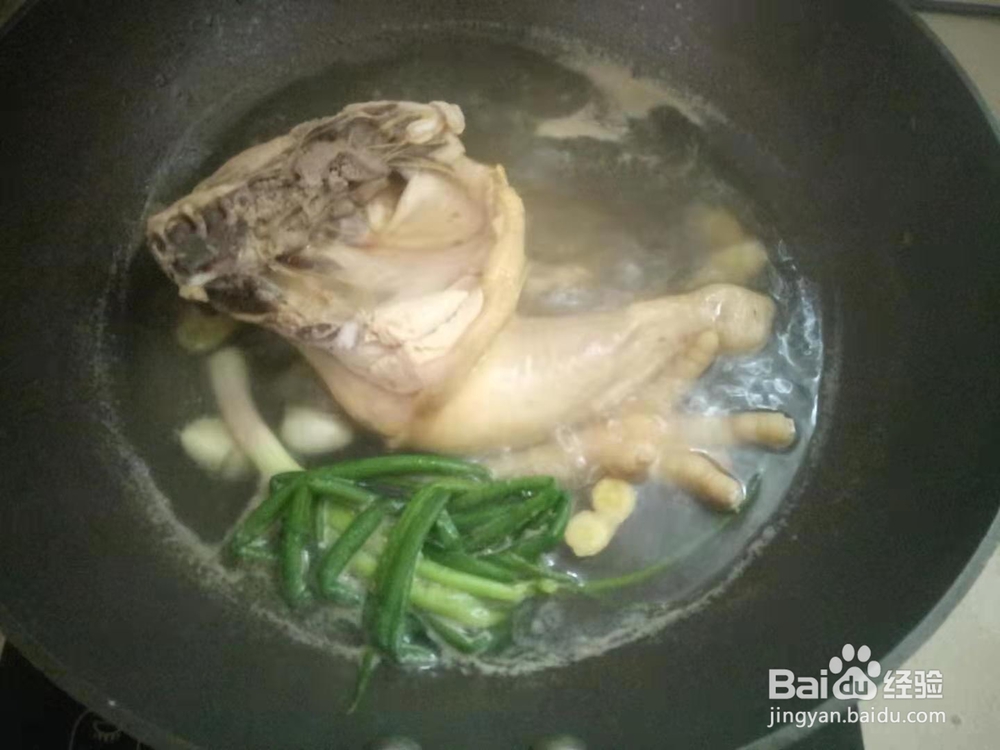 二人餐桌系列三，白切鸡