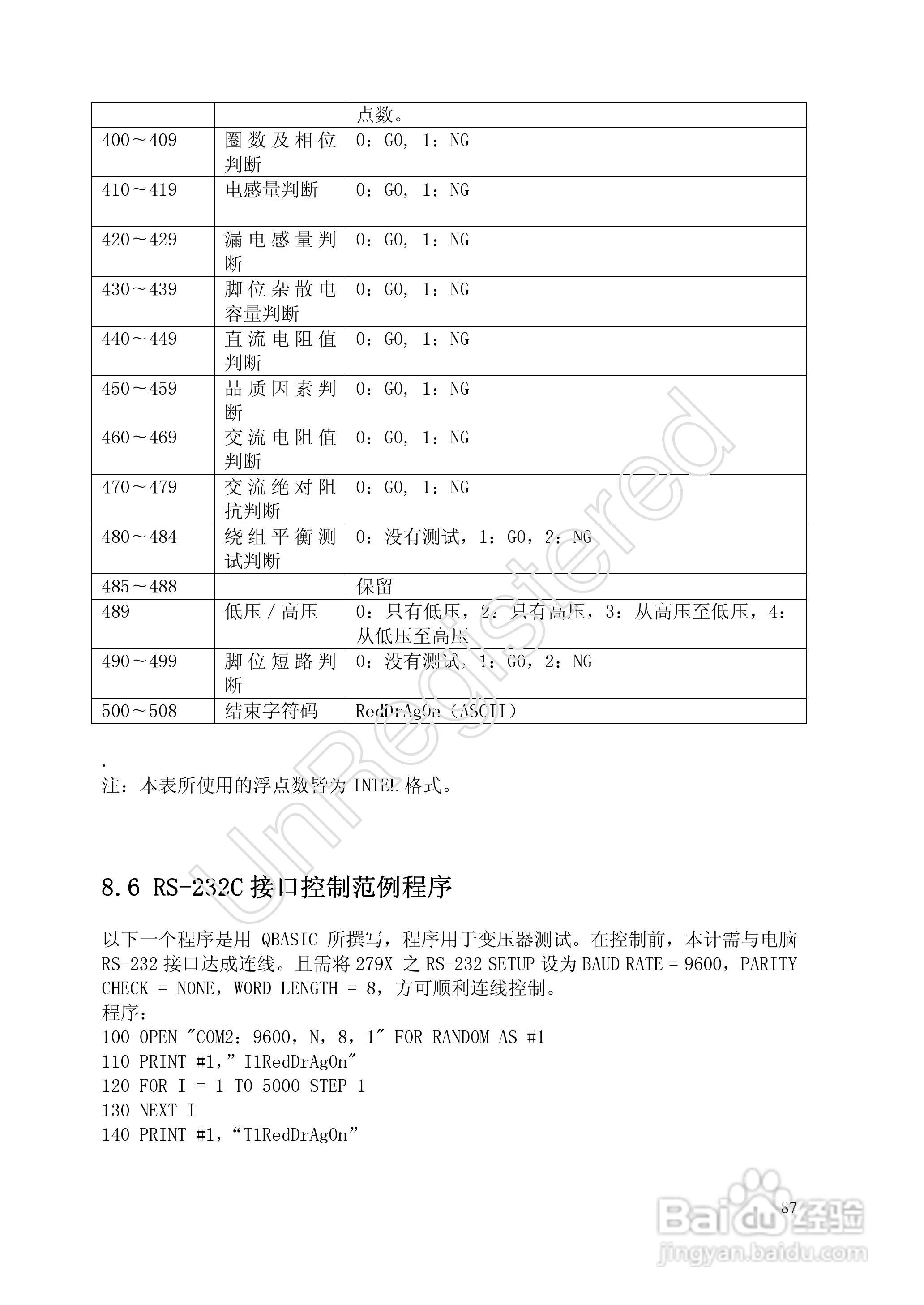 洪铭电子HM2798 变压器综合参数测试仪说明书:[9]