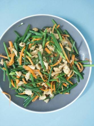 韭菜花炒肉的做法 百度经验