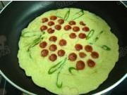 很小资的早餐-花开蛋饼