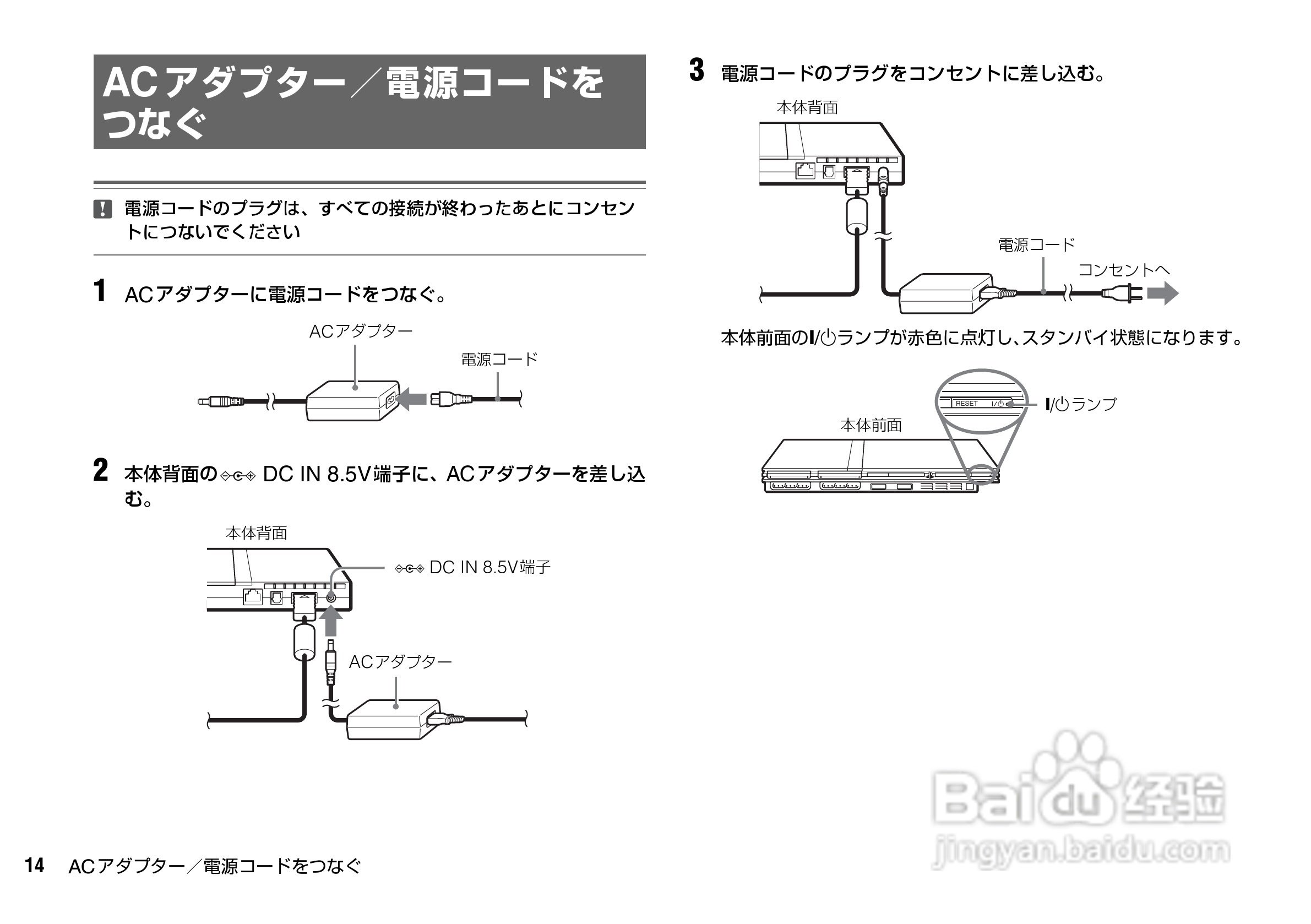 SONY SCPH-70000超薄陶瓷白PS2主机说明书:[2]