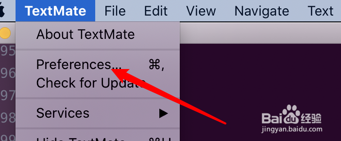 mac TextMate怎么设置允许单击打开文件？