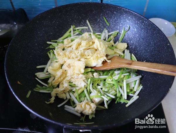 韭黄炒鸡蛋的做法