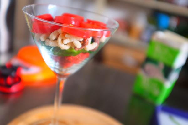 果酱雪顶彩虹杯