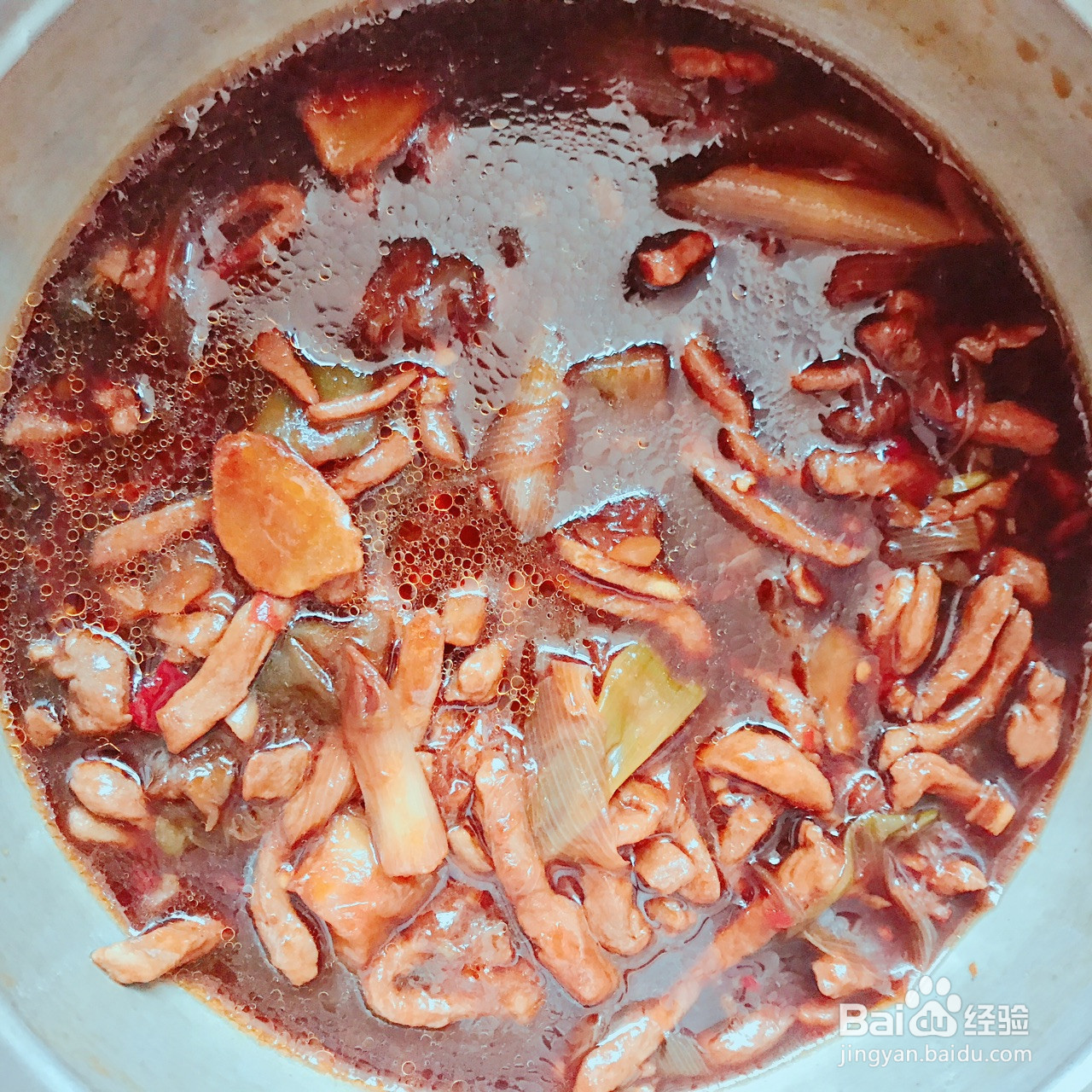 榨菜肉丝手工拉面的做法
