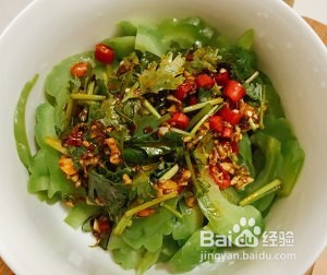 食补养生超快手凉拌苦瓜的做法