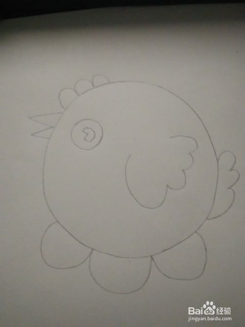 儿童简笔画——母鸡孵蛋