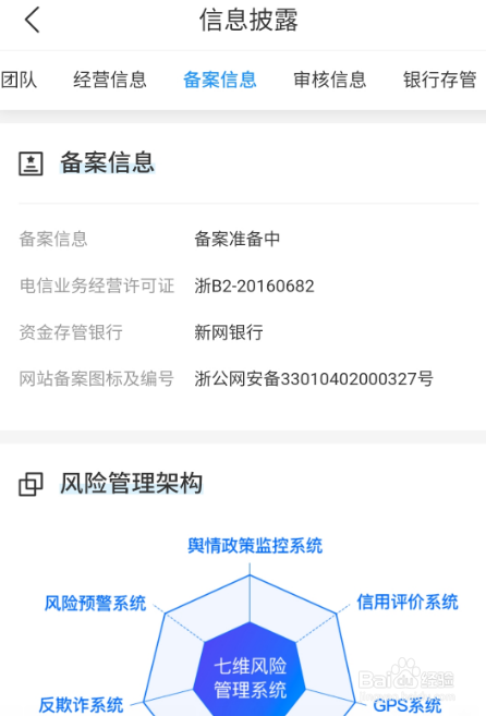 如何查询微贷网的信息披露内容？