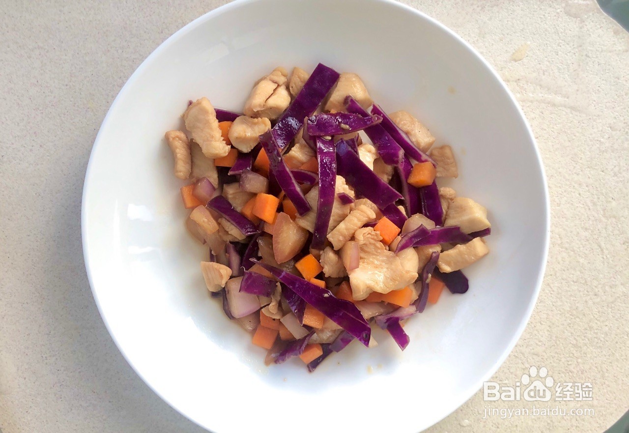 三色藜麦鸡胸肉咖喱缤纷炒饭