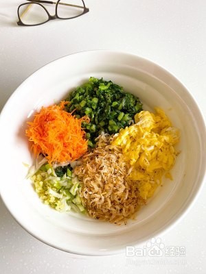 玉米青菜团子