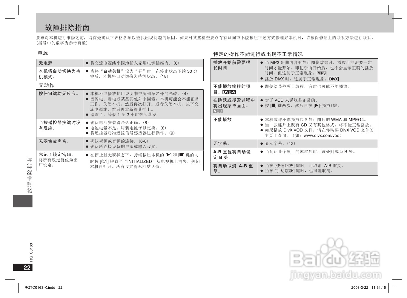 松下DVD-S858 DVD播放机使用说明书:[2]