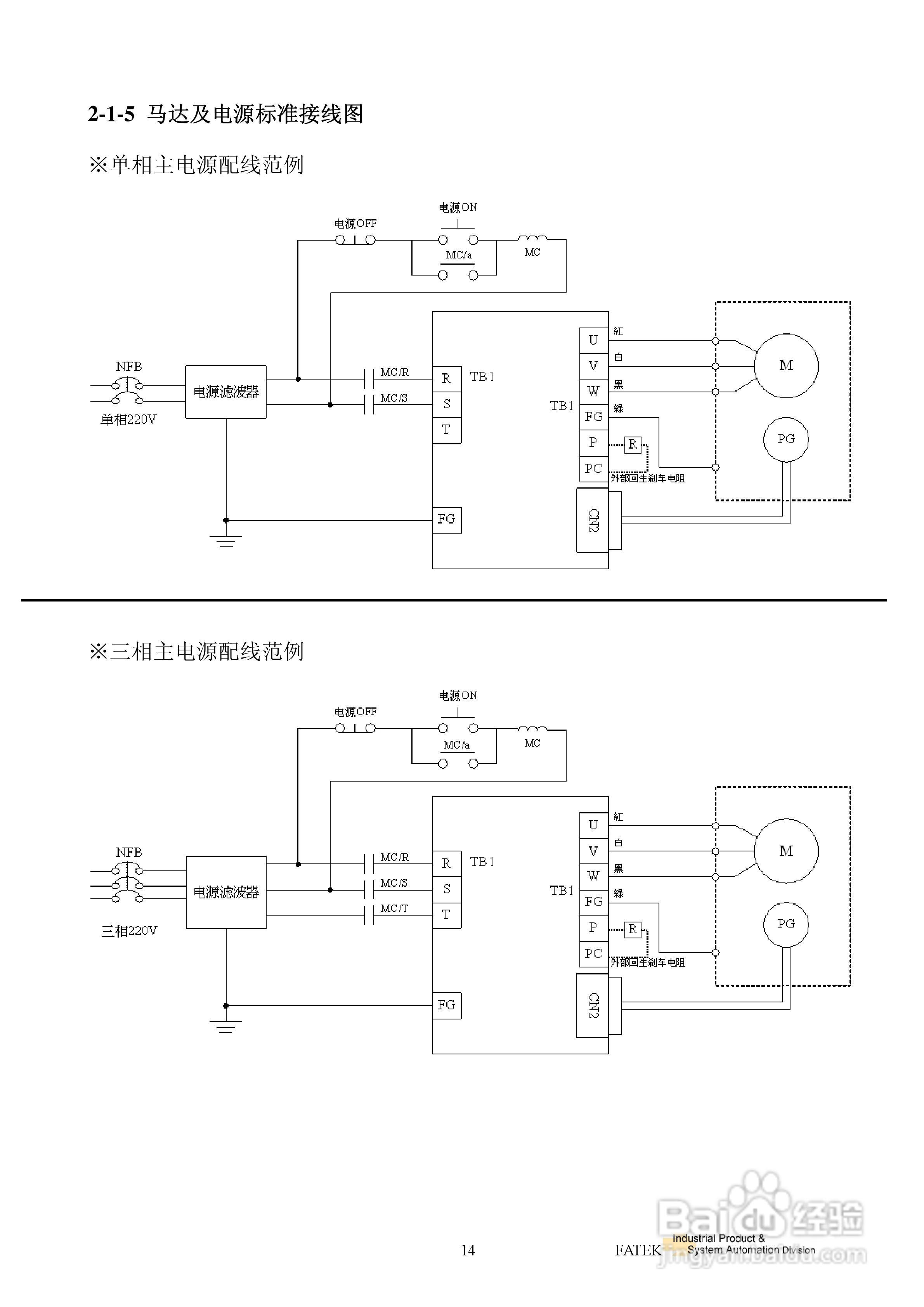 FATEK FSD-E2系列伺服驱动使用手册:[2]