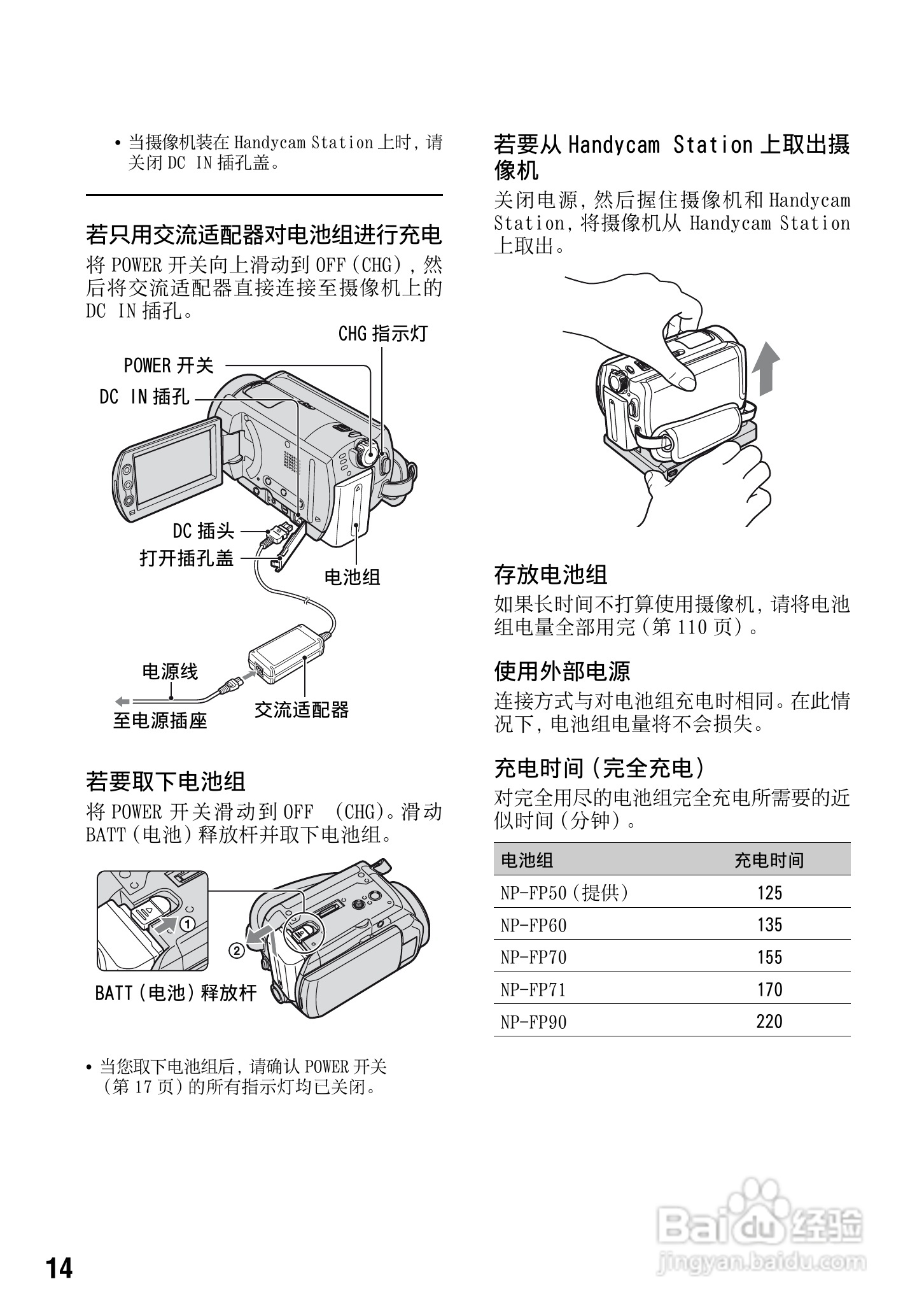索尼DCR-SR70E数码摄像机使用说明书:[2]