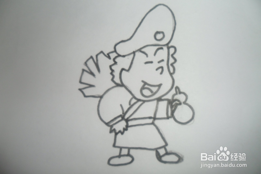 济公的简单画法