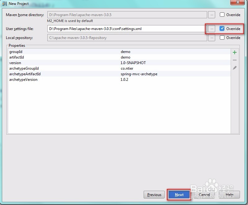 Intellij Maven创建SpringMVC 框架
