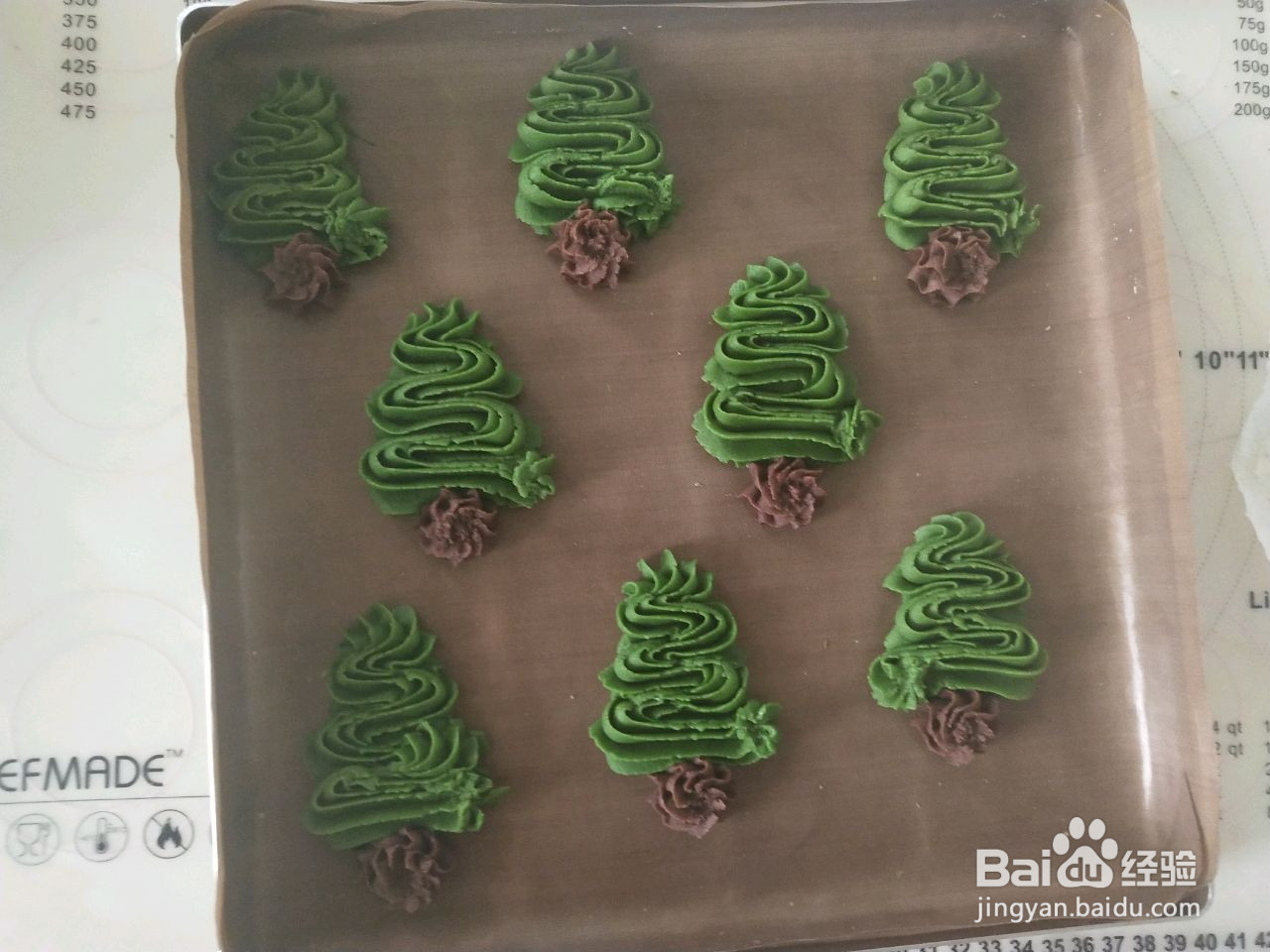 圣诞树饼干的做法