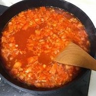 制作番茄疙瘩汤