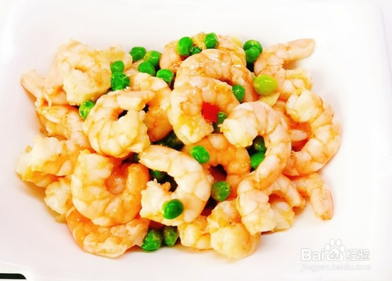青豆炒虾仁制作方法