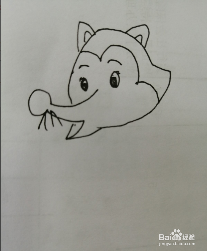小狐狸怎么画