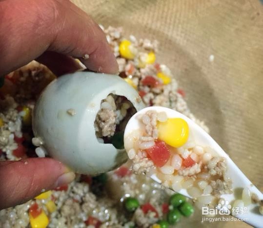 好吃好看的缤纷糯米蛋