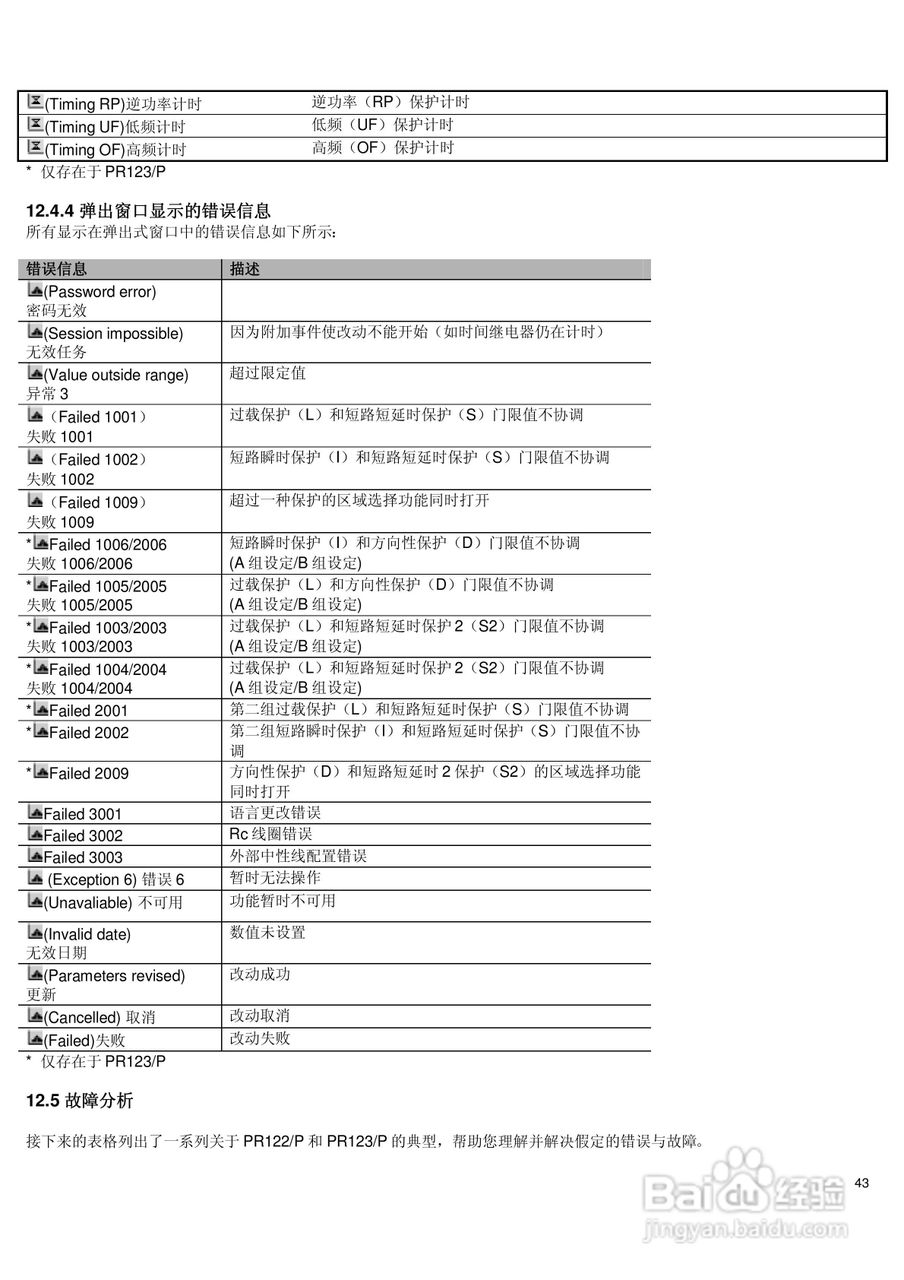 ABB低压空气断路器Emax使用说明书:[5]