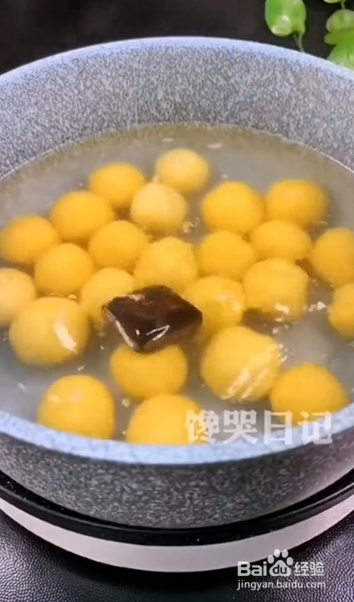 如何制作酒酿南瓜小丸子