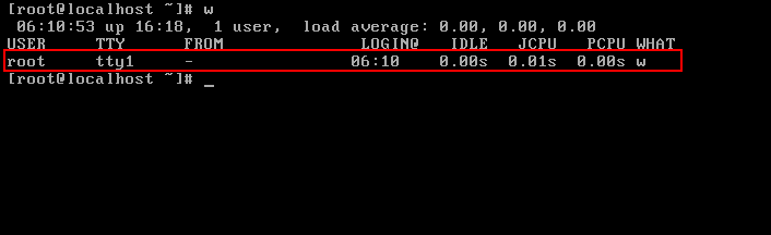 Linux命令详解：[21]显示系统登录用户命令