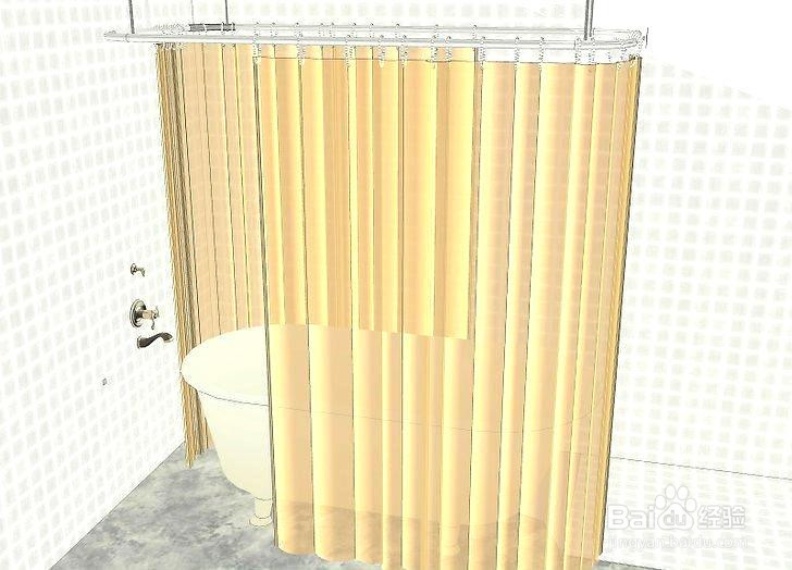 如何为老式浴缸设计便宜的淋浴罩