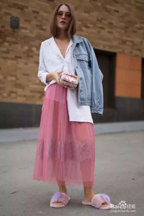 秋冬薄纱裙怎么搭配