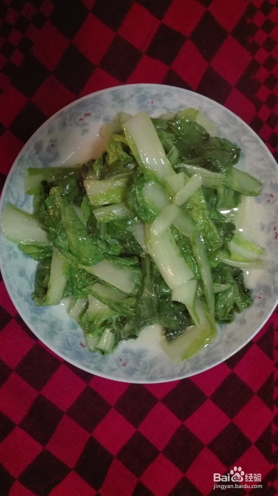 素炒白菜的做法