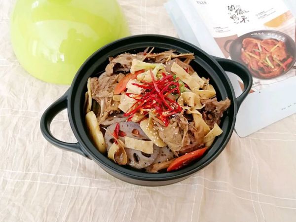 干锅鸭头#食光社干锅鸭#